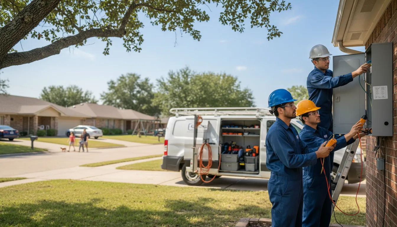 Certified electrician providing emergency electrical services in Mclean, NY